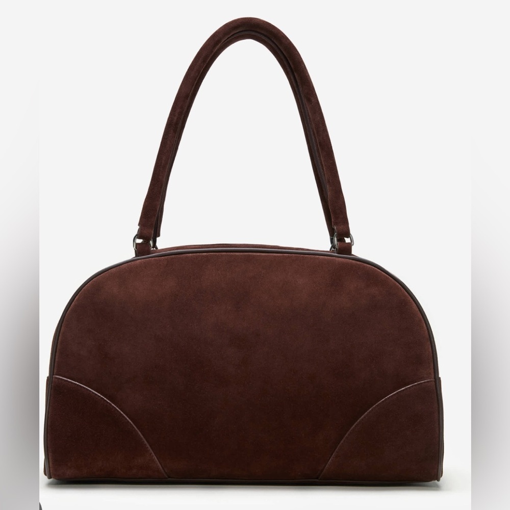 Reformation Arianna Bag Brown Chocolate Suede Nwt
